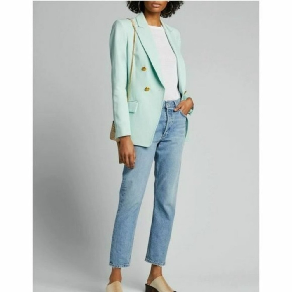 A.L.C. Sedgwick II Blazer Jacket Mente Green Size 4